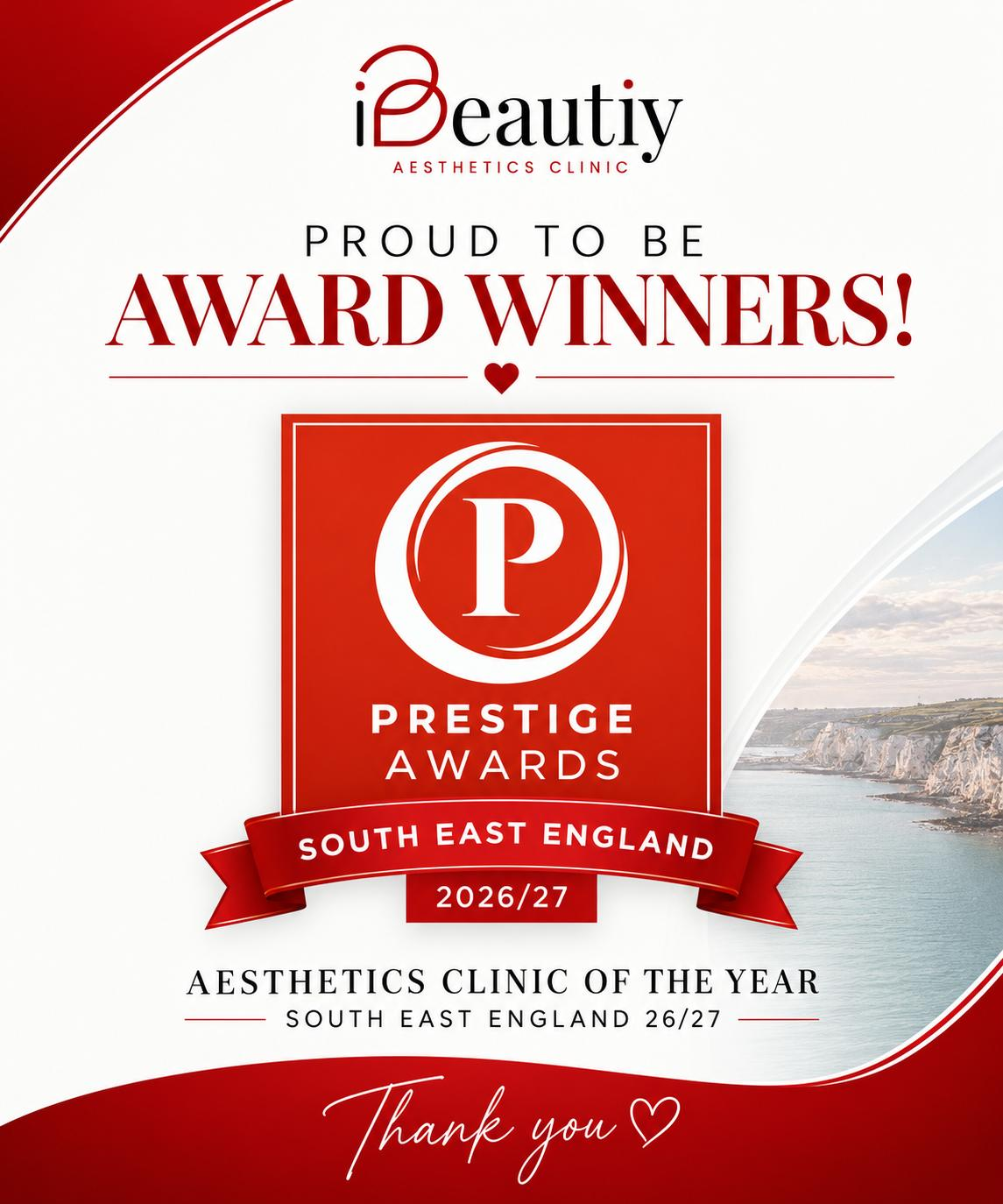 Prestige Awards South East England - Aesthetics Clinic of the Year 2026/27