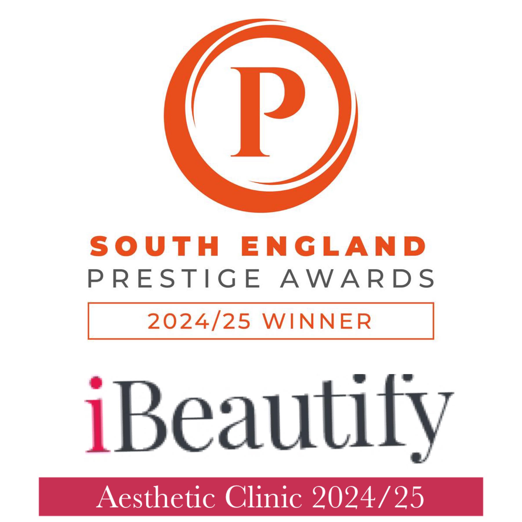South England Prestige Awards 2024/25 - Aesthetic Clinic